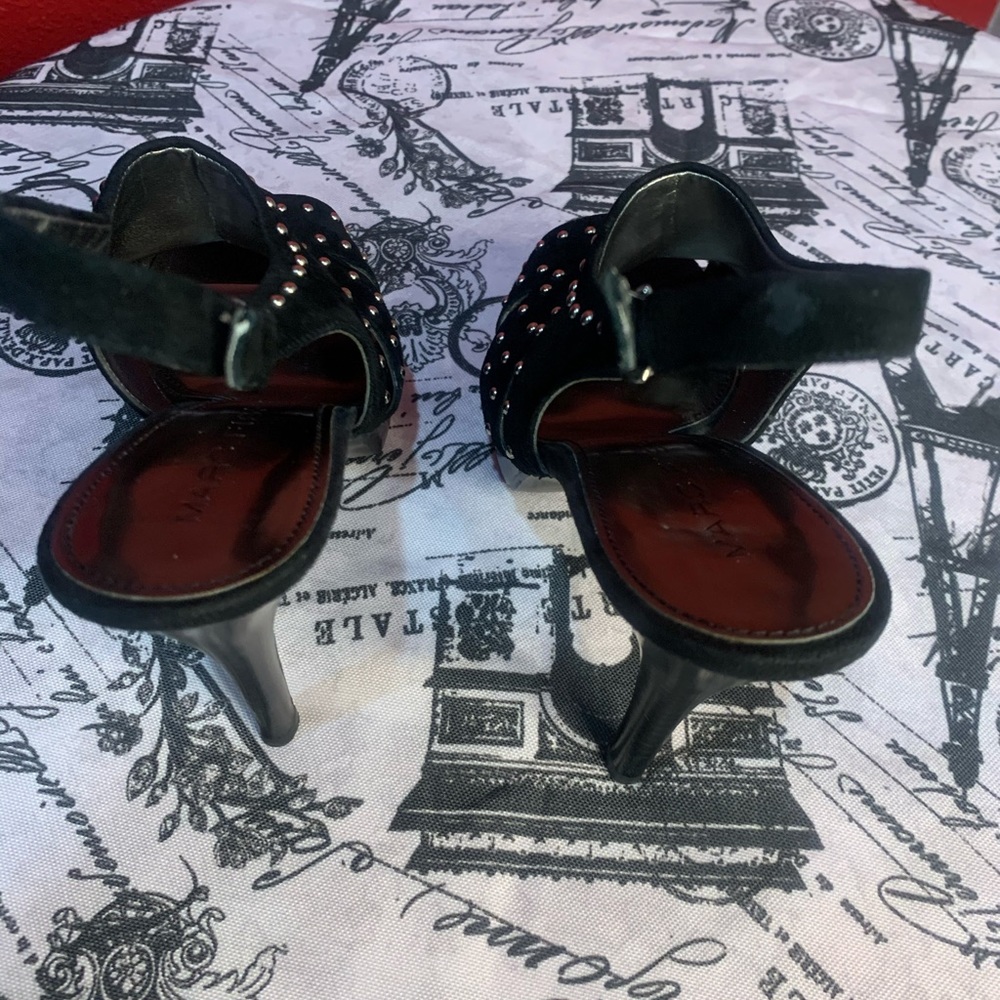 Marc Fisher Open Toe Sling Back Heels - Picture 4 of 6